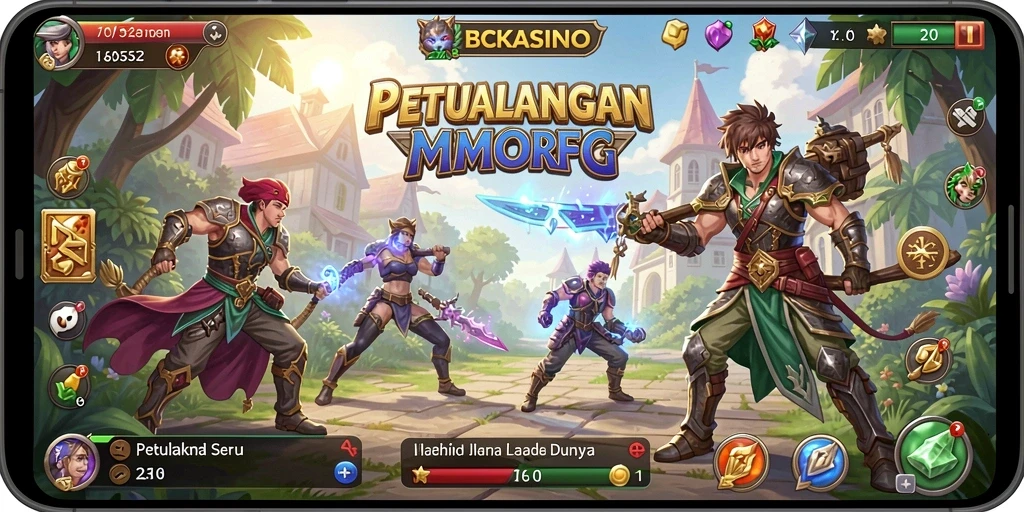 Tampilan gameplay seru BCKASINO dengan aksi epik dan grafis berkualitas tinggi.