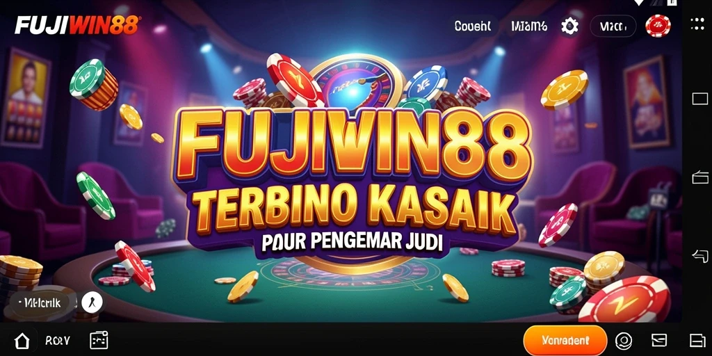 Tampilan screenshot <strong>FUJIWIN88</strong> dengan gameplay Kasino yang menampilkan keseruan bermain.