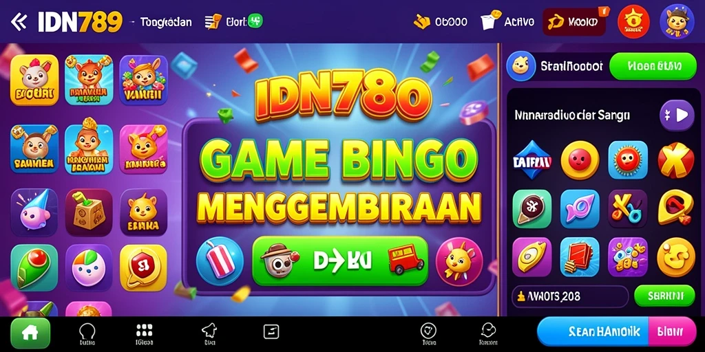 Tampilan gameplay seru dan interaksi pemain di IDN789