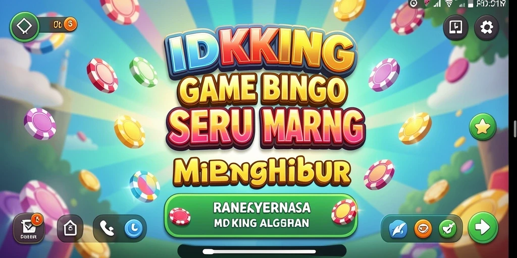 Tampilan gameplay IDRKING yang menarik dan penuh warna.