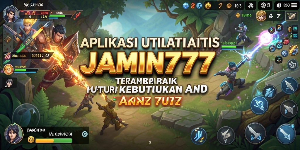 Tampilan antarmuka JAMIN777 yang ramah pengguna dalam aplikasi Utility.