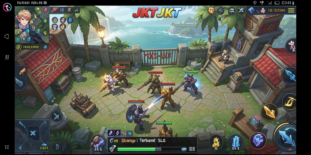 Screenshot gameplay JKTJKT menampilkan aksi strategi yang mendebarkan.