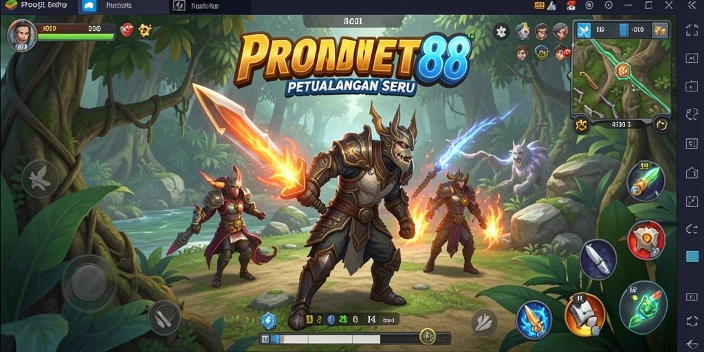 Screenshot menampilkan momen petualangan seru di PROBET88.