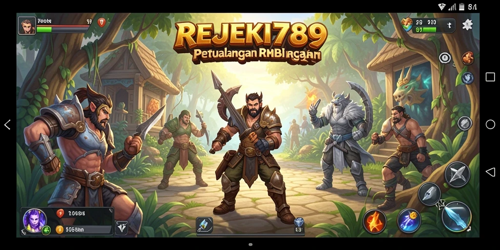 Tampilan gameplay RPG yang menarik dan mendalam.