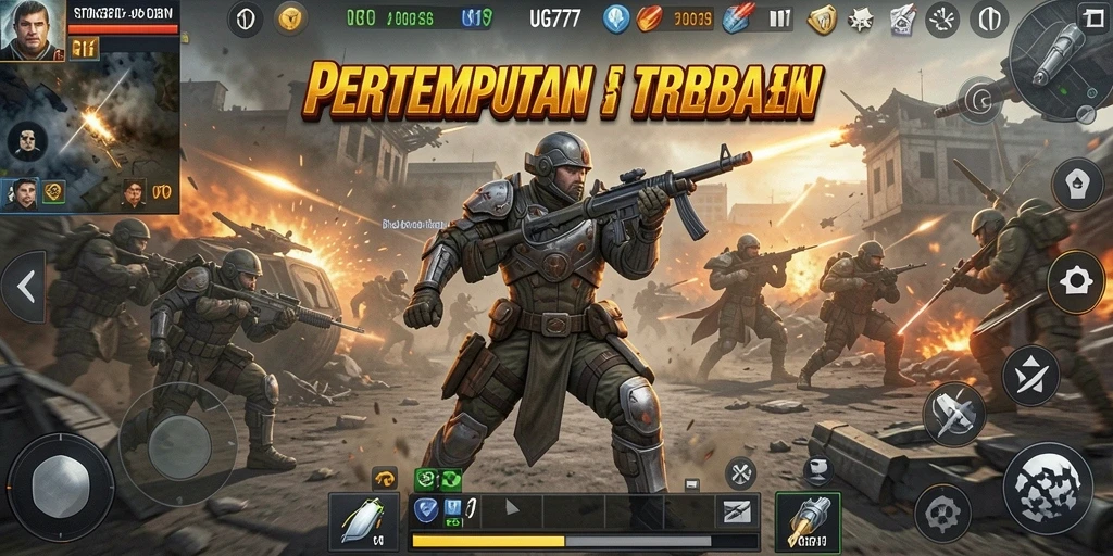Tampilan seru pertempuran dan strategi dalam UG777.
