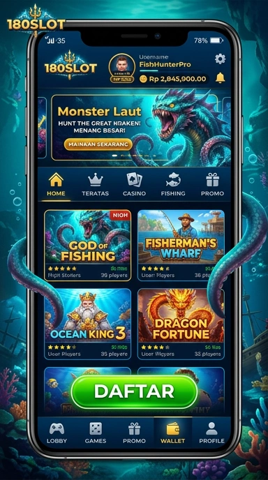Proses pengunduhan cepat dan mudah di 180slot.